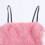 Rose Petal A-Line Dress