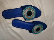 Rhinestone Evil Eye Sandals