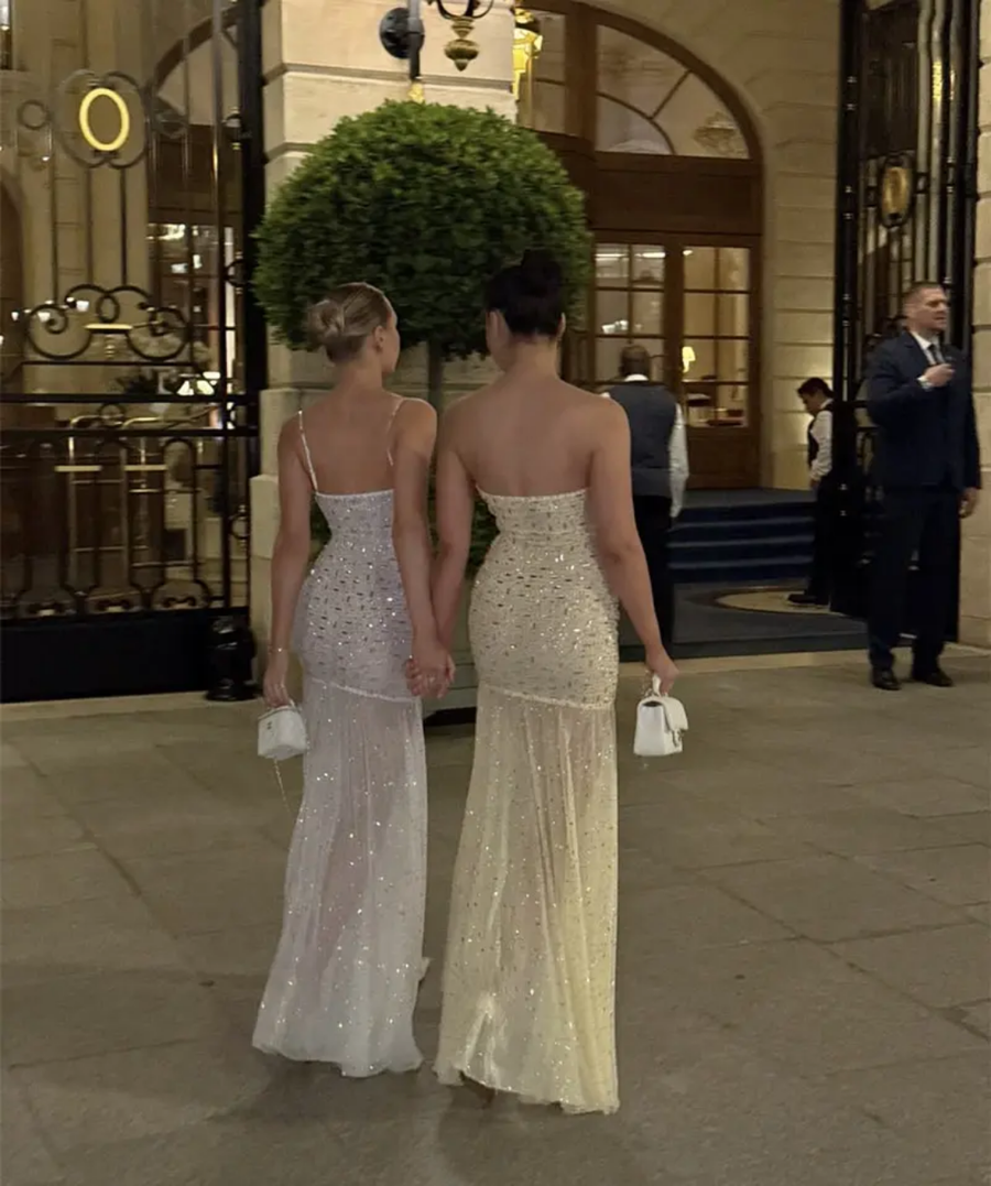 Twinkling Tea-Length Dress