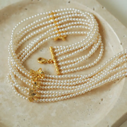 Multi -Strand Pearl Choker
