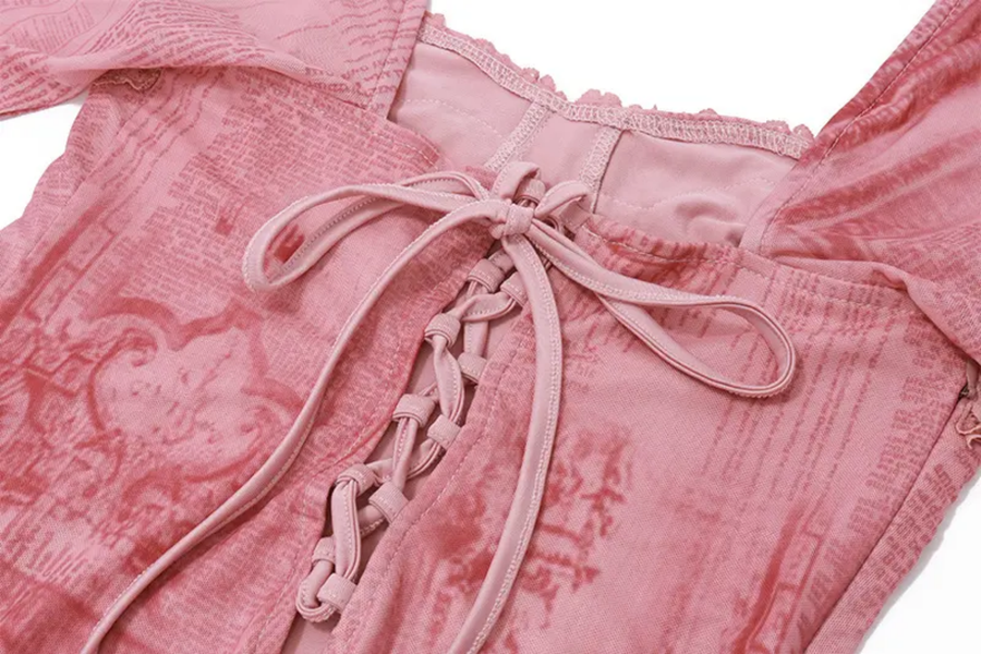 Pink full sleeves Dress