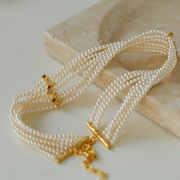 Multi -Strand Pearl Choker