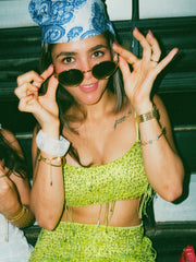 Glittering tropical set