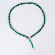 Green Beads Snake Pendent