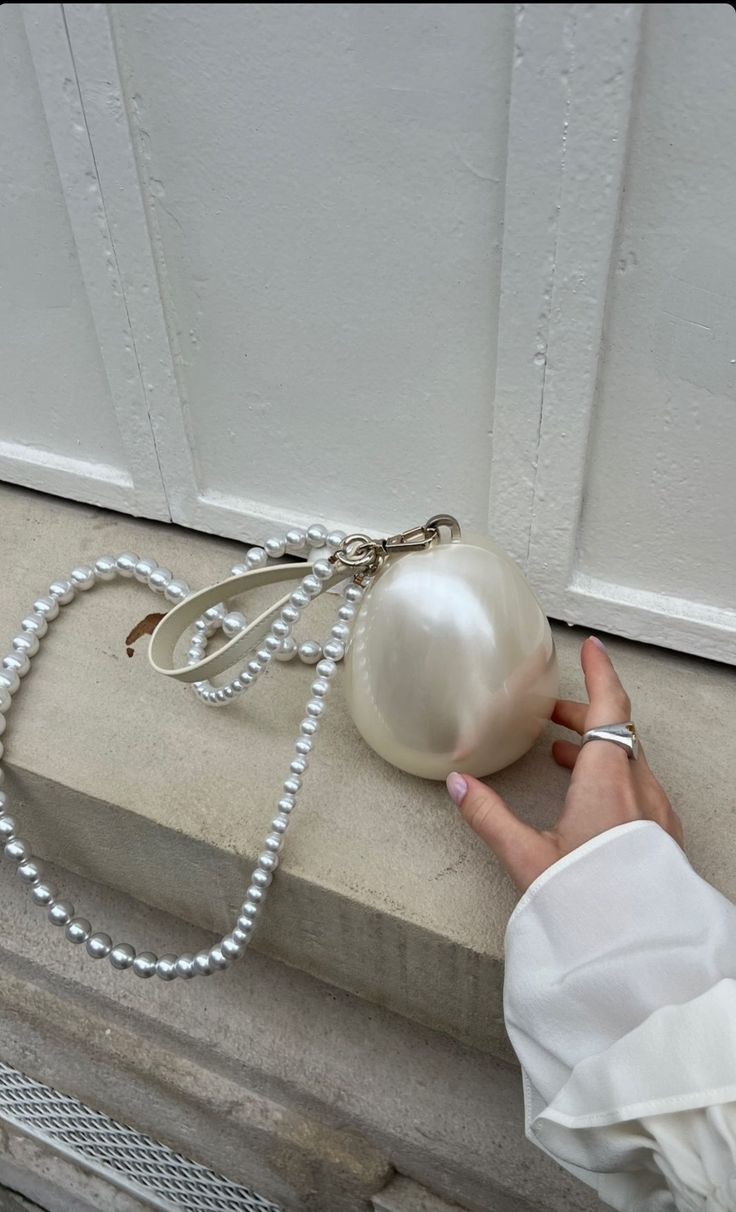 Pearl Oblique Bag/clutch