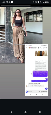 Vintage High Waist Trousers