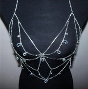 Rhinestone Pendant Body chain Accessory