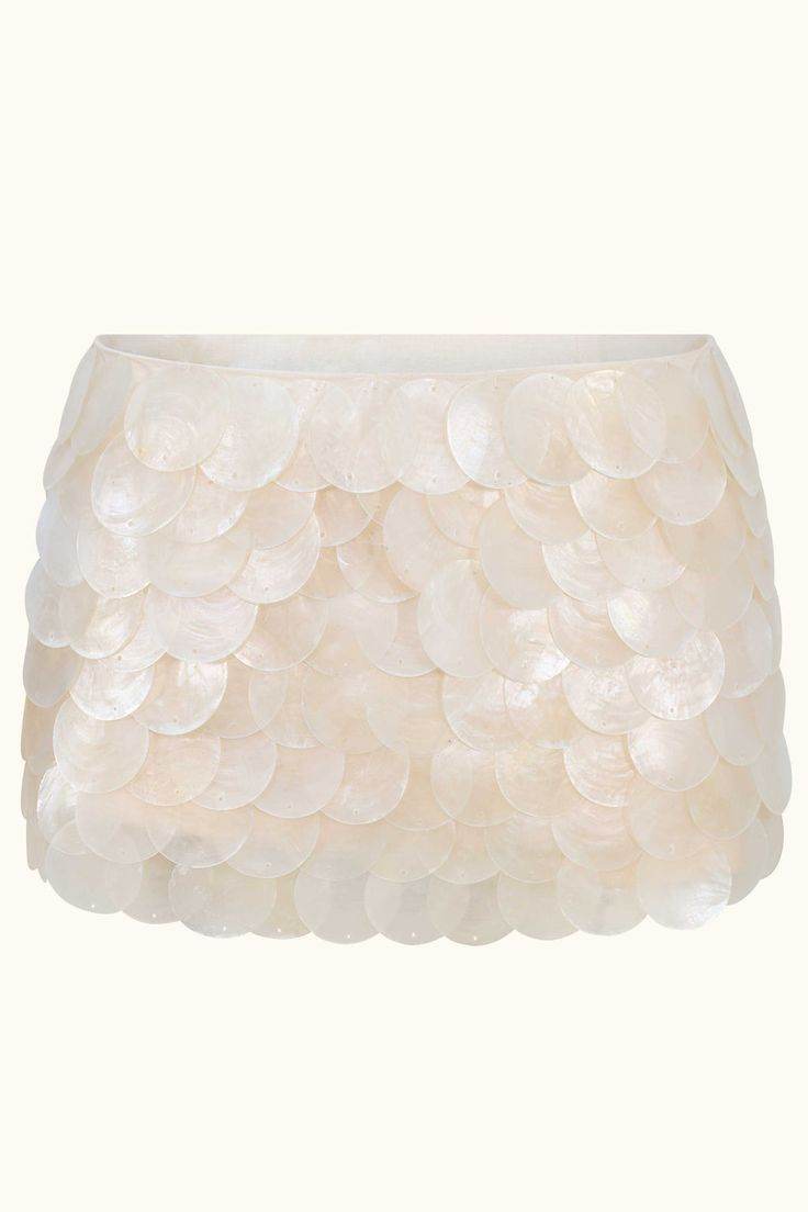 White shell skirt - GPLT