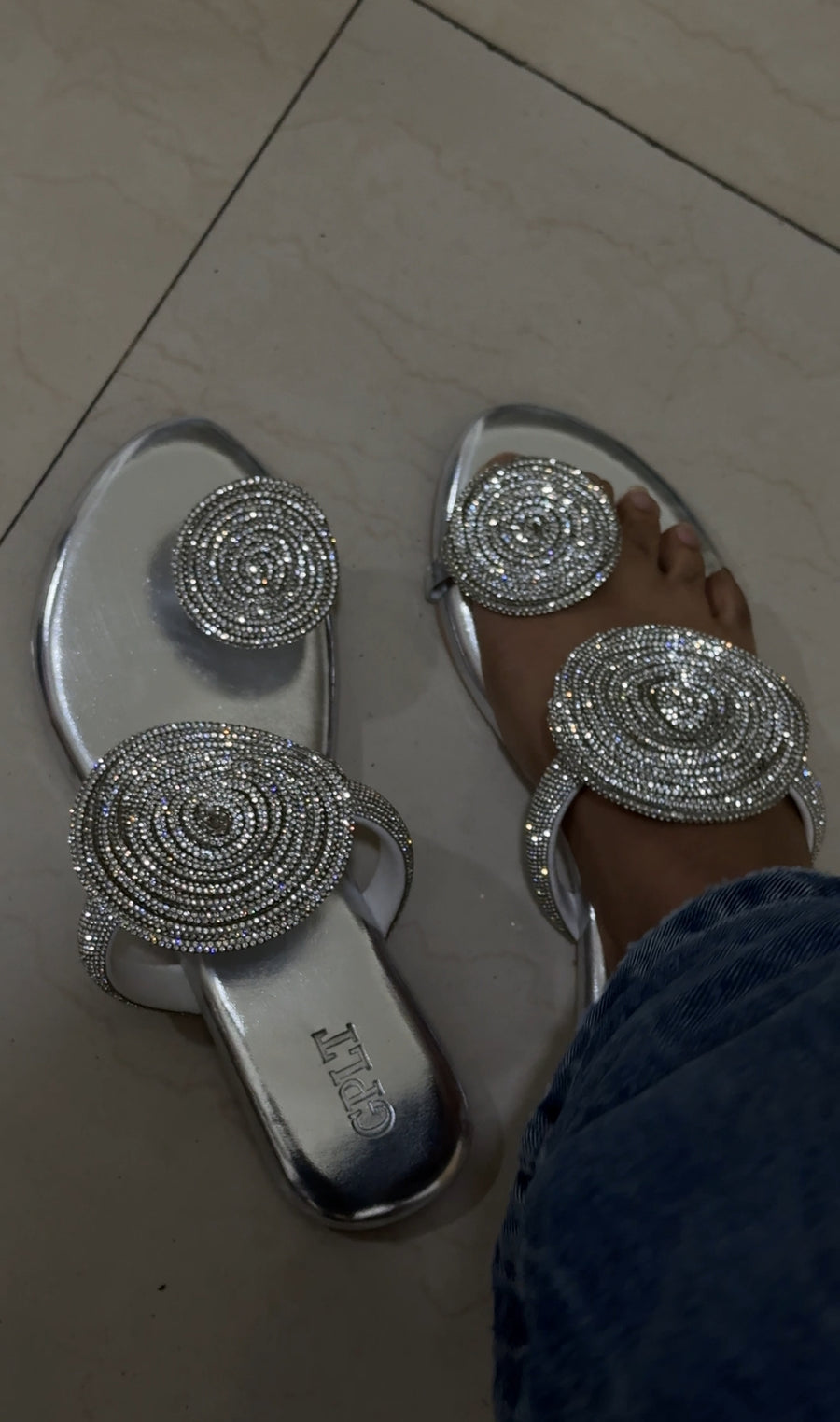 Rhinestone Party Sandals