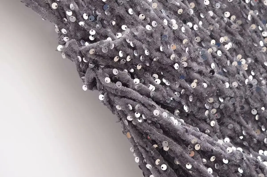 Sequined Sleeveless Dress