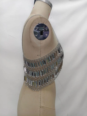 Multi layer Body Chain Acrylic Top