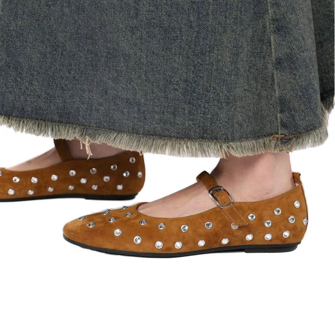Brown Glamour Flats