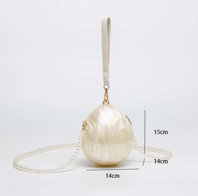 Pearl Oblique Bag/clutch