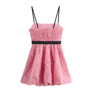 Rose Petal A-Line Dress