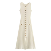 Classic sleeveless Dress