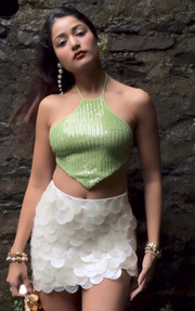 White Shell skirt