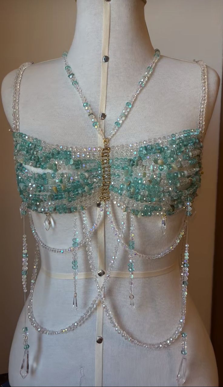 Pearl Layered Beaded Top