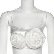 White Flower women's tank top