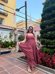 Wine Bodycon Dress
