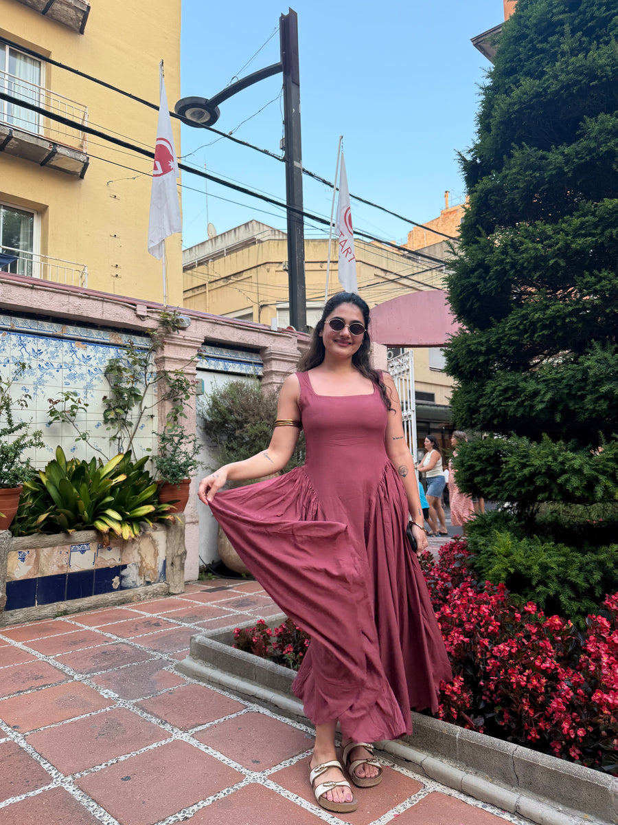 Wine Bodycon Dress