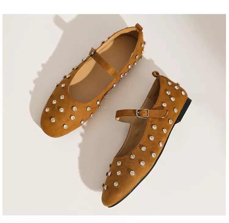 Brown Glamour Flats