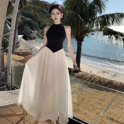 Black and White Maxi Dress