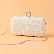 Alloy Cage Pearl Clutch