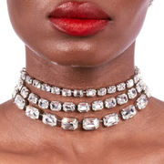 Sparkling Rhinestone Choker