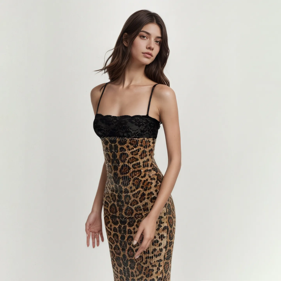 Wild Chic Midi Dress