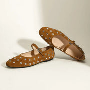 Brown Glamour Flats