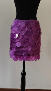Purple shell skirt