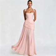 Women Sleeveless Summer Long Dress