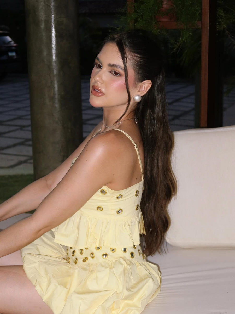 Yellow Glam Set Of Two