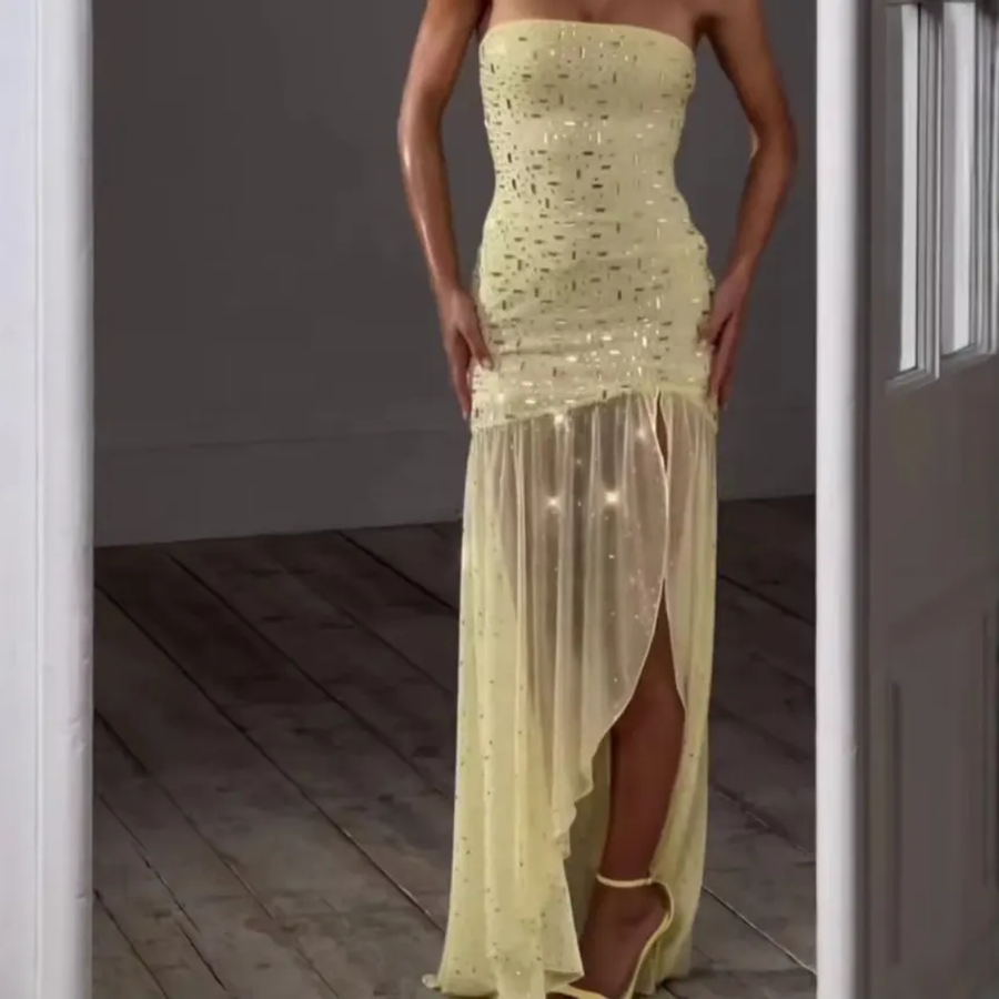 Twinkling Tea-Length Dress