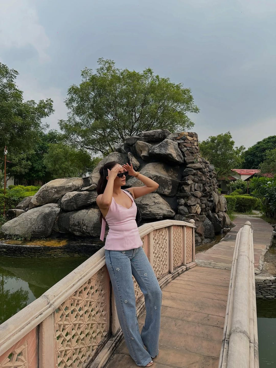 Rhinestone Star Jeans