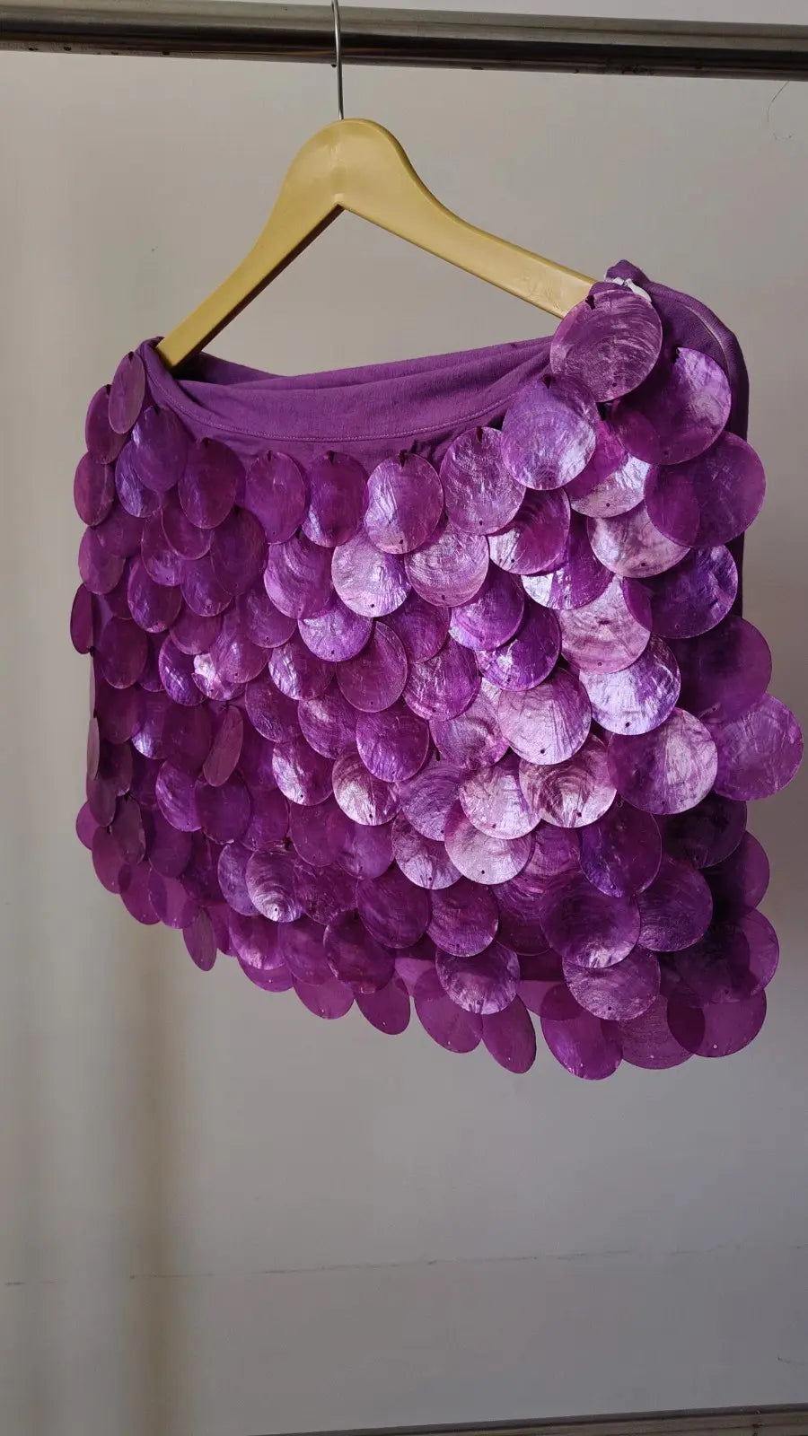 Purple shell skirt