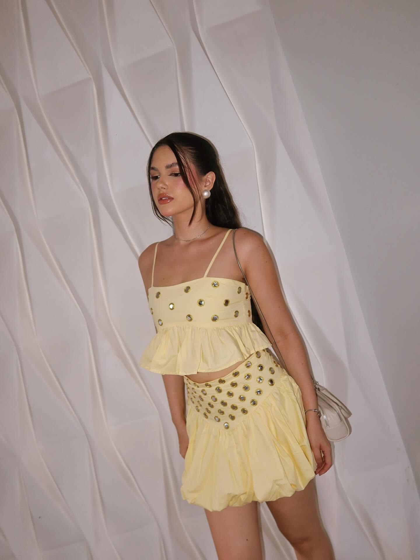 Yellow Glam Set Of Two