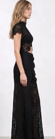 Black Lace Coord Set