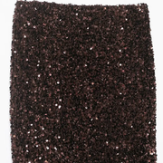 Brown Sequined Long Skirt