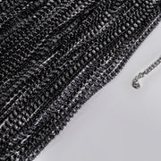 Rhinestone chain skirts