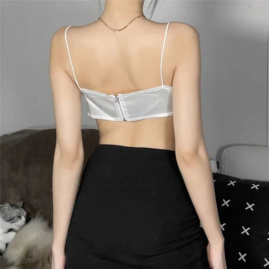 White Flower women's tank top