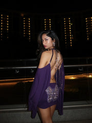 Butterfly Chain Backless Dress