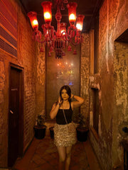 Champagne Sequin Skirt