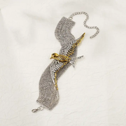 Rhinestone Bird  Necklace