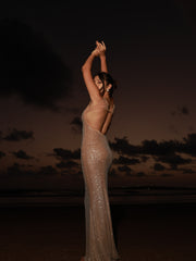 Embellished Rhinestone Dress