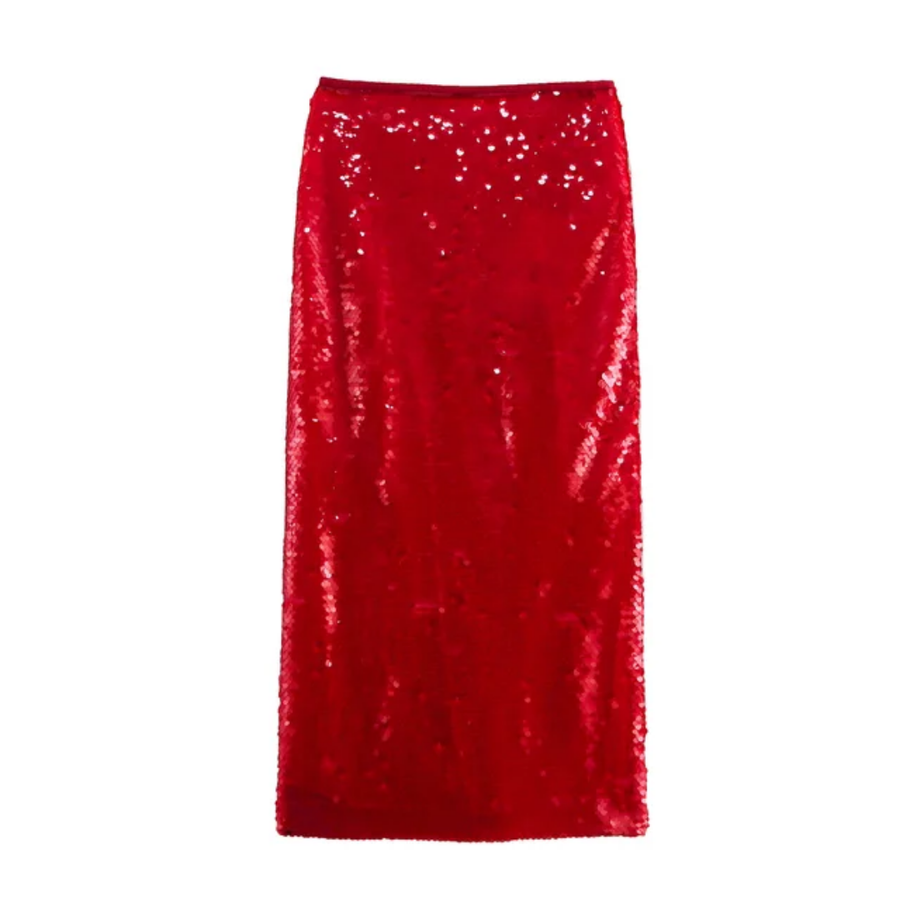 Glamorous Red Skirt