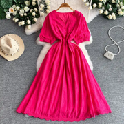 Cotton Eyelet Dress