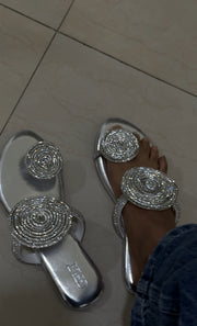 Rhinestone Party Sandals