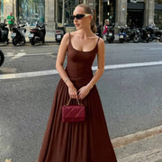 Choclate Maxi Dress