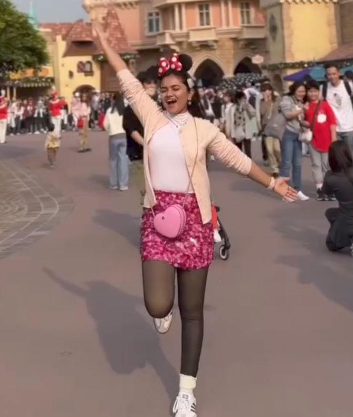 Magenta Pink Sequin Skirt